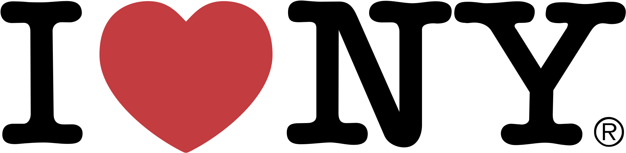 Letters I NY with a heart in the middle